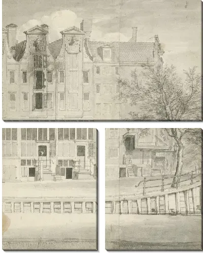 Картина Сгоревший дом на Лейдсеграхте, 1684