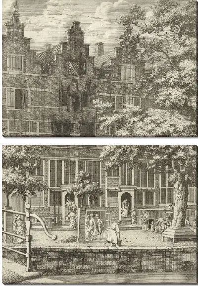 Картина Сгоревший дом на Херенграхте, 1683
