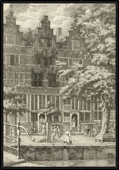 Картина Сгоревший дом на Херенграхте, 1683
