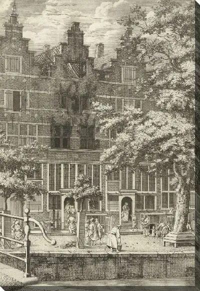 Картина Сгоревший дом на Херенграхте, 1683