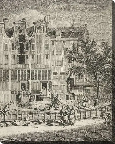Картина Сгоревший дом на Лейдсеграхте, 1684