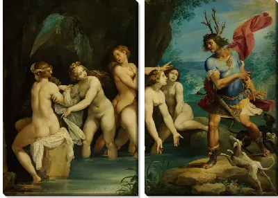 Картина Диана и Актеон