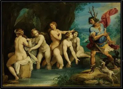 Картина Диана и Актеон