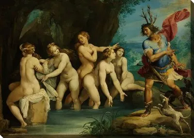 Картина Диана и Актеон
