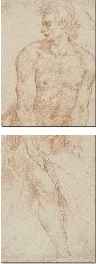 Картина Молодой человек с плащаницей