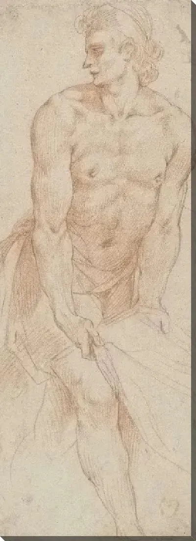 Картина Молодой человек с плащаницей