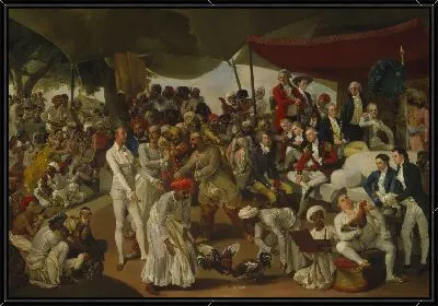 Картина Петушиный матч полковника Мордаунта