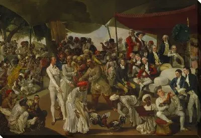 Картина Петушиный матч полковника Мордаунта