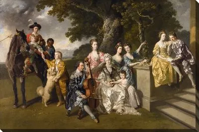 Картина Семья сэра Уильяма Янга