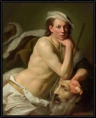 Картина Автопортрет в роли Давида с головой Голиафа