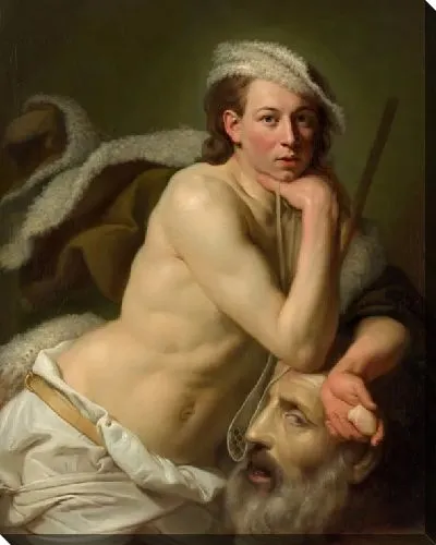 Картина Автопортрет в роли Давида с головой Голиафа