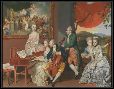 Семья Гор с Джорджем, третьим графом Купером