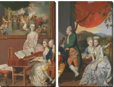 Семья Гор с Джорджем, третьим графом Купером