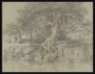 Умирающий индус, принесенный в реку Ганг