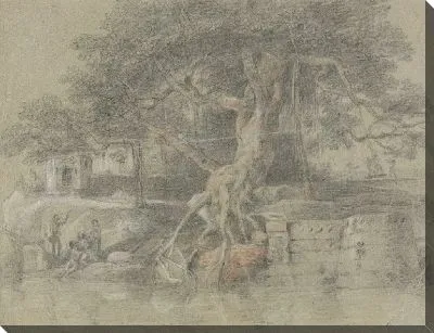 Умирающий индус, принесенный в реку Ганг