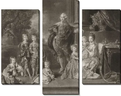 Картина Георгий III из Англии и его семья