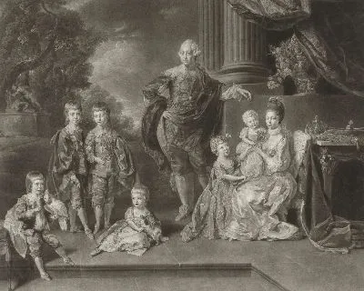 Картина Георгий III из Англии и его семья