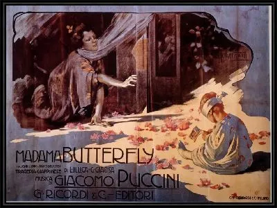Плакат для мадам Баттерфляй от Джакомо Пуччини
