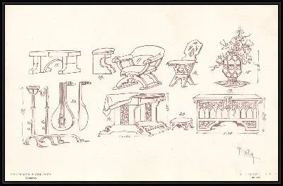 Фальстаф Дж. Верди. Репродукции эскизов костюмов А. Хоэнштейна