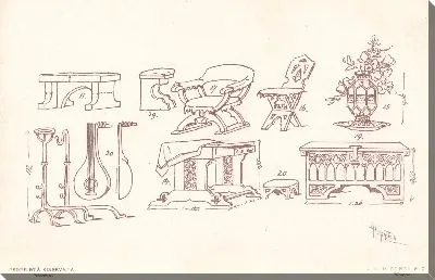Фальстаф Дж. Верди. Репродукции эскизов костюмов А. Хоэнштейна