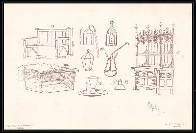 Фальстаф Дж. Верди. Репродукции эскизов костюмов А. Хоэнштейна