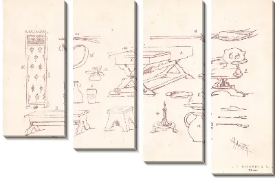 Фальстаф Дж. Верди. Репродукции эскизов костюмов А. Хоэнштейна