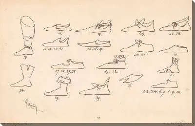 Фальстаф Дж. Верди. Репродукции эскизов костюмов А. Хоэнштейна