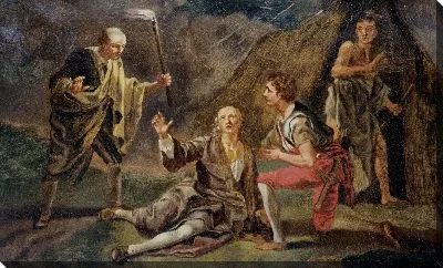 Картина Сцена шторма в «Король Лир»