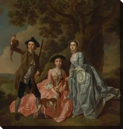 Джордж Роджерс и его жена Маргарет Роджерс и его сестра Маргарет Роджерс