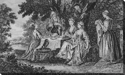 Гадалка на кофейной гуще по оригинальному проекту в саду Vaux-hall