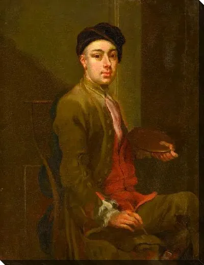 Картина Автопортрет художника в его мастерской