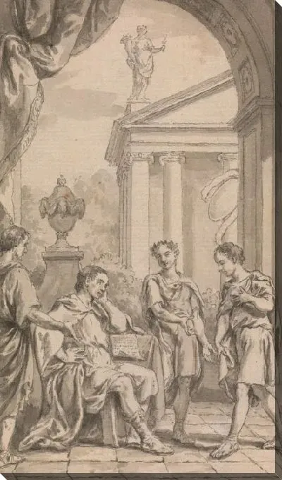 Картина Посланники перед императором