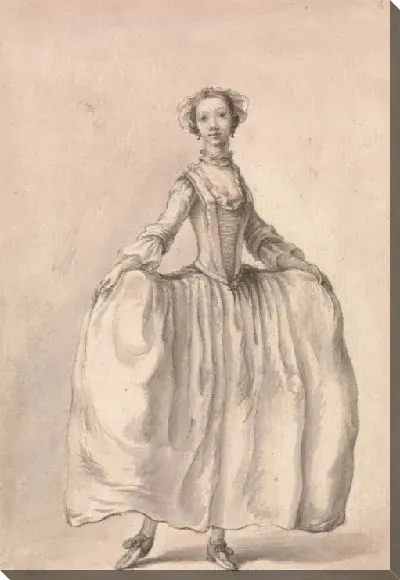 Картина Стоящая фигура леди