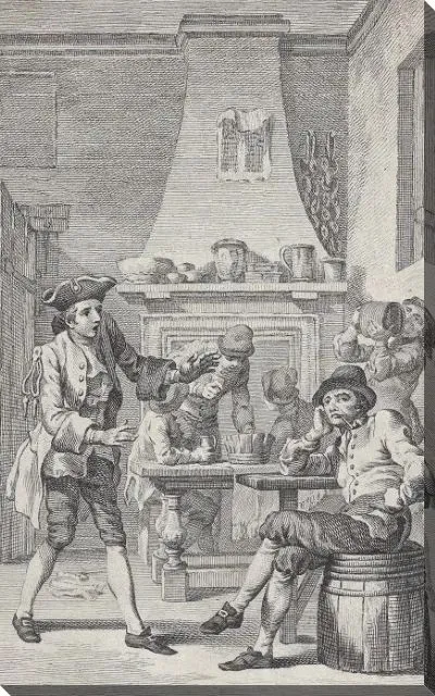 Картина Фронтиспис к Родерику Роберика Тобиаса Смоллетта