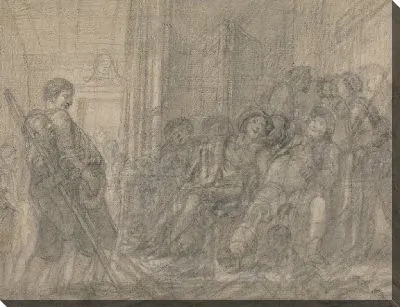 Картина Фальстаф, проверяющий новобранцев