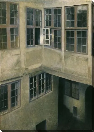 Картина Интерьер двора, Strandgade 30