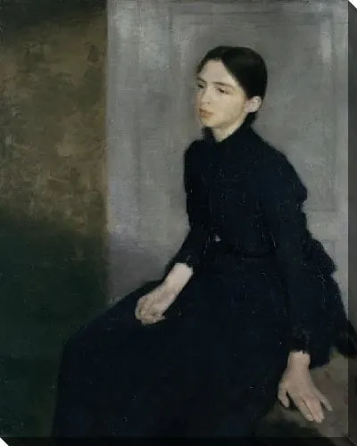 Картина Портрет молодой женщины. Сестра художника Анна Хаммершой