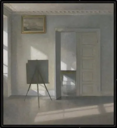 Интерьер с мольбертом, Bredgade 25