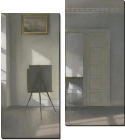 Интерьер с мольбертом, Bredgade 25