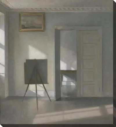 Картина Интерьер с мольбертом, Bredgade 25