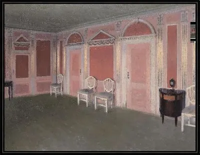 Интерьер в стиле Louis Seize. Из дома художника. Rahbeks Allé