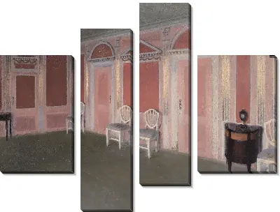 Интерьер в стиле Louis Seize. Из дома художника. Rahbeks Allé