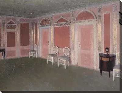 Картина Интерьер в стиле Louis Seize. Из дома художника. Rahbeks Allé