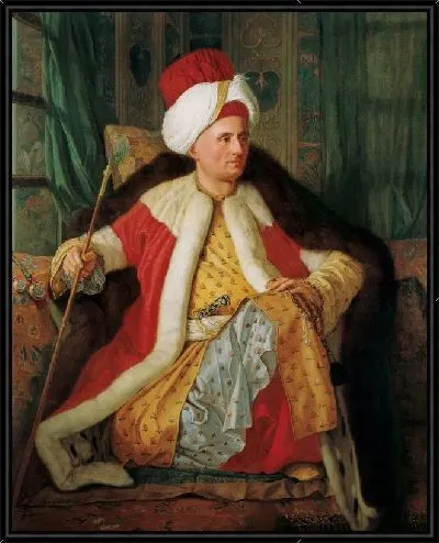 Картина Портрет Чарльза Гравье графа Вергенна и посла Франции в турецкой одежде