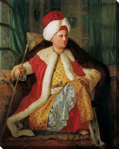 Картина Портрет Чарльза Гравье графа Вергенна и посла Франции в турецкой одежде