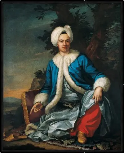 Картина Европейский в турецком костюме