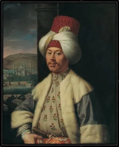 Картина Европейский в турецком костюме