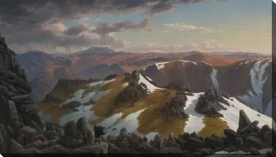 Картина Северо-восточный вид с северной вершины горы Костюшко