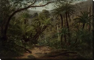 Картина Фернтри Галли в горах Данденонг