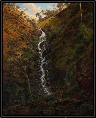 Картина Водопад, Страт-Крик